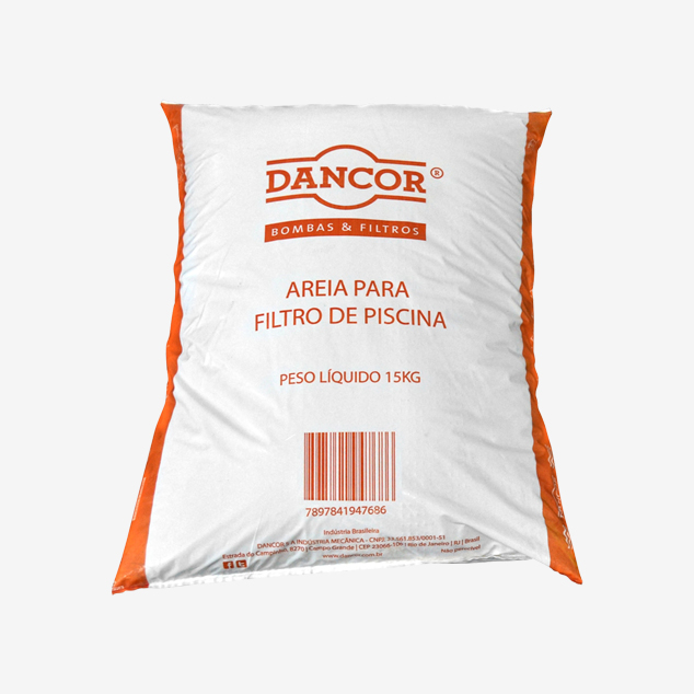 areia para piscina dancor