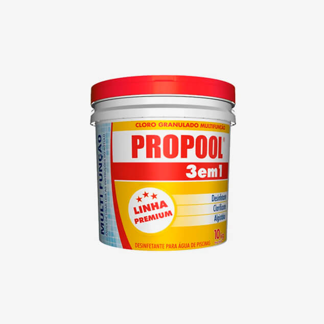 HIDROALL Cloro Propool 3 em 1 10Kg