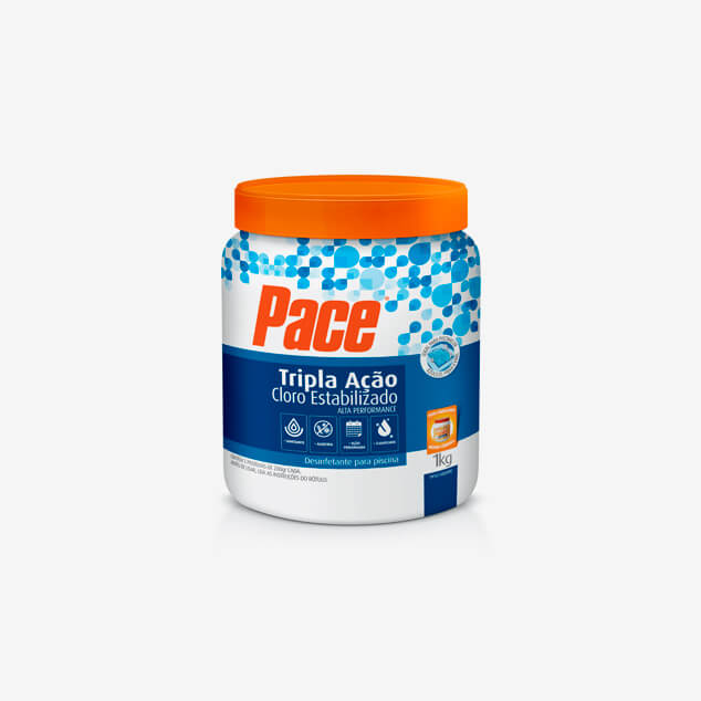 HTH Pastilha pace tripla ação 200G com 5 unidades