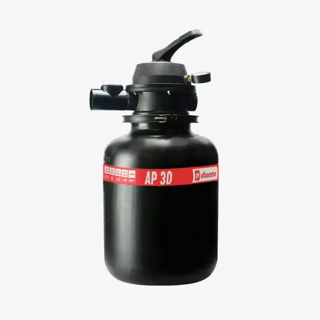 Filtro Para Piscina Albacete AP-30 Válvula Invertida Sem Bomba E Sem Areia (Capac. 30kg Areia)