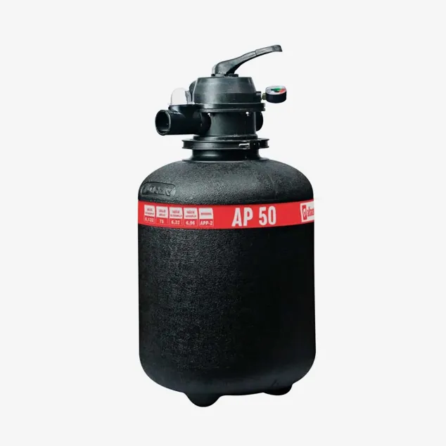 Filtro Para Piscina Albacete AP-50 Válvula Padrão Sem Bomba E Sem Areia (Capac. 75kg Areia)